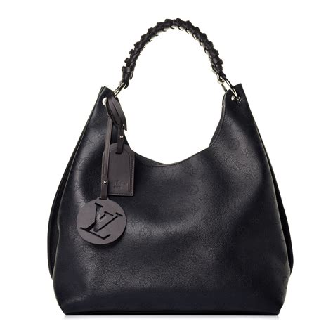 louis vuitton carmel mahina black|Louis Vuitton carmel hobo.